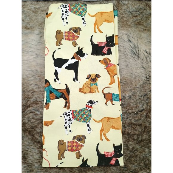 Dog-Themed‎ Kitchen Towel With Colorful Patterns & Dog Print - Picture 1 of 9